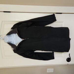 REI Black Hooded Raincoat